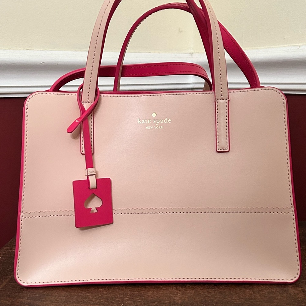 NWOT Kate Spade Ilise Freeman Street Bag Baby Pink Fuschia crossbody han…
